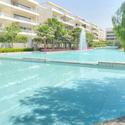 apartments in lakeview residence new cairo overlooking greenery and lake