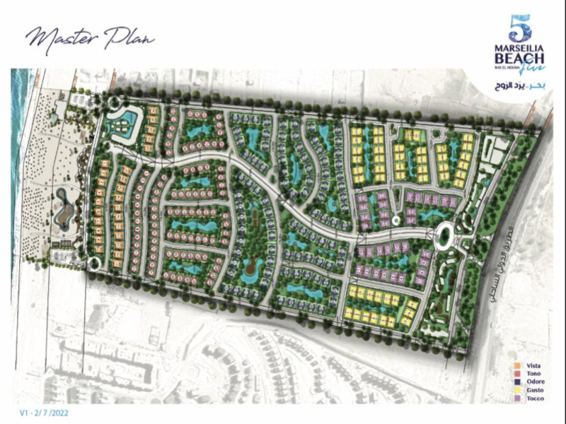 master plan of marseilia beach 5 north coast