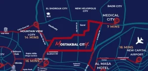 Mostakbal City Location