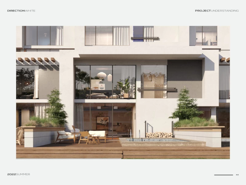 Chalet in Direction white